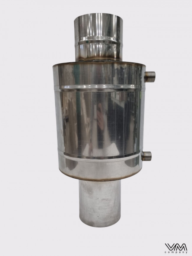Теплообменник на трубу d150мм 5,5 литров (регистр)